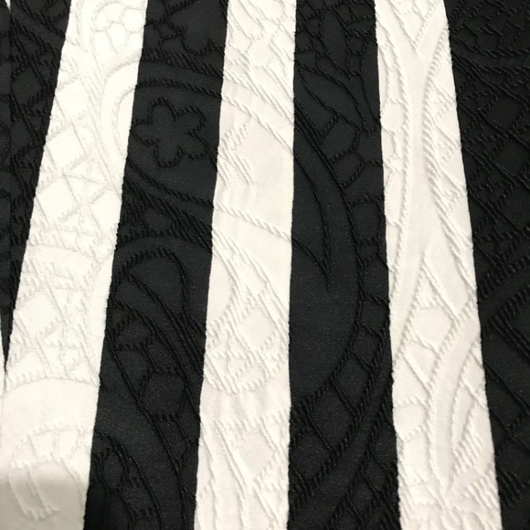 Tricotto Stripe Jeans Pants Women’s Size 6/S Black White Punk Alt Goth Pockets - Picture 15 of 16